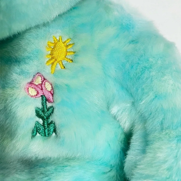 ty Beanie Original Buddy Ariel Bear Heathered Blue Green Size 14" Vintage Memory - Picture 6 of 14